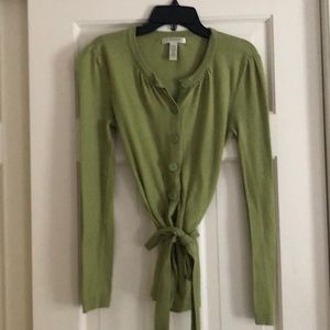 Banana Republic button up belted cardigan size XS